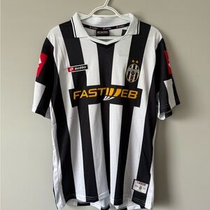 Alessandro Del Piero Juventus New Men’s Retro Lotto Home Soccer Jersey